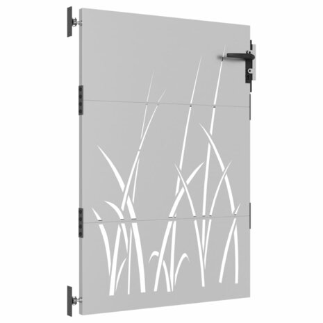 Poort 85x150 cm grasontwerp cortenstaal 3