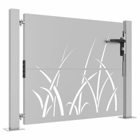 Poort 105x80 cm grasontwerp cortenstaal 3