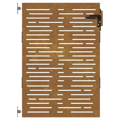Poort 85x125 cm vierkant cortenstaal 4