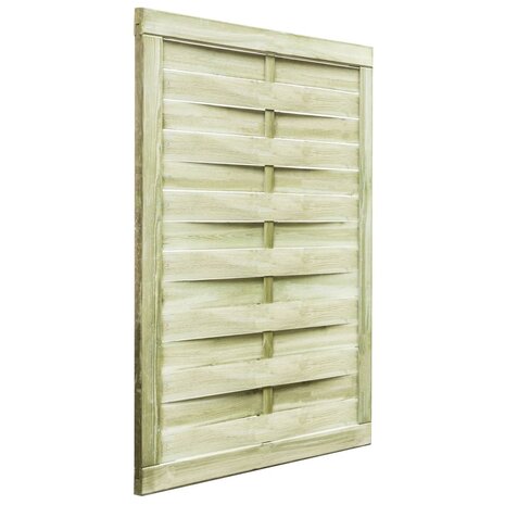 Poort 100x125 cm groen geïmpregneerd grenenhout 2