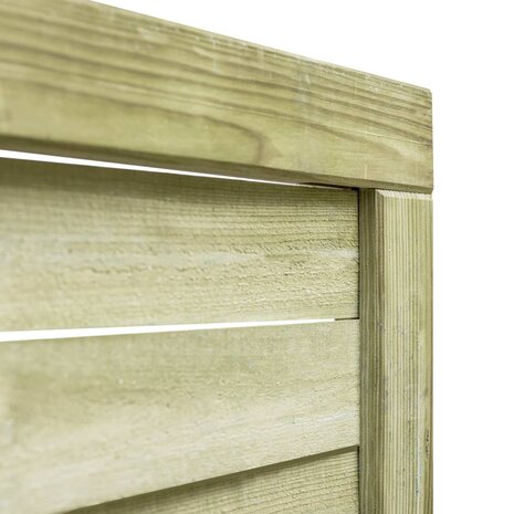 Poort 100x125 cm groen geïmpregneerd grenenhout 3