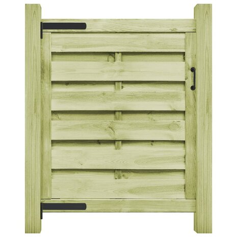 Poort 100x100 cm geïmpregneerd grenenhout groen 2