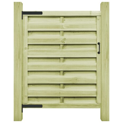 Poort 100x125 cm geïmpregneerd grenenhout groen 2