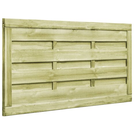 Poorten 2 st 150x75 cm geïmpregneerd grenenhout groen 5