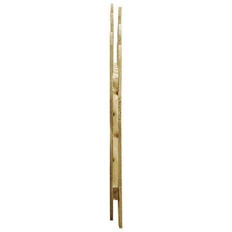 Poort 100x75 cm groen geïmpregneerd grenenhout 3