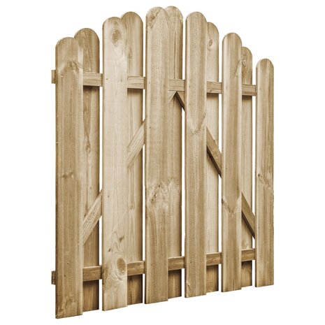 Poort 100x100 cm geïmpregneerd grenenhout 2