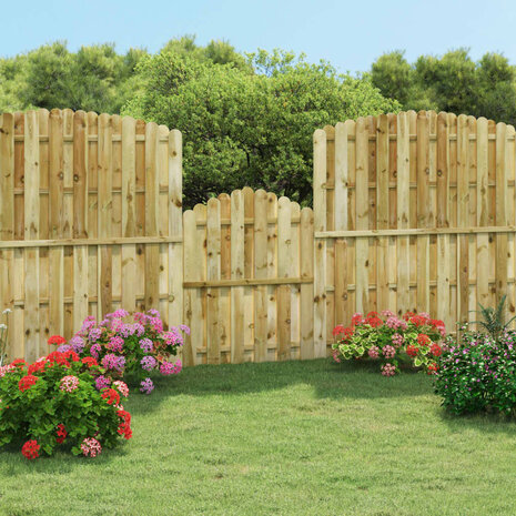 Poort 100x125 cm geïmpregneerd grenenhout 1