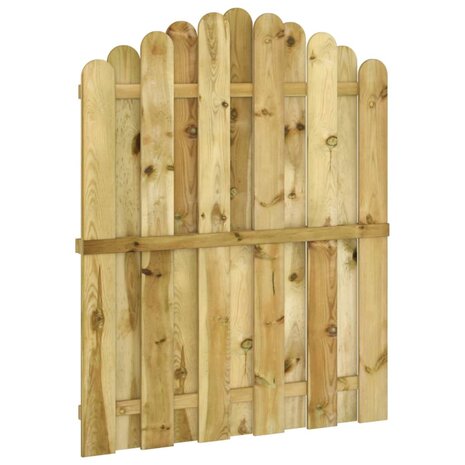 Poort 100x125 cm geïmpregneerd grenenhout 3