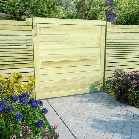 Poort 100x100 cm geïmpregneerd grenenhout 1
