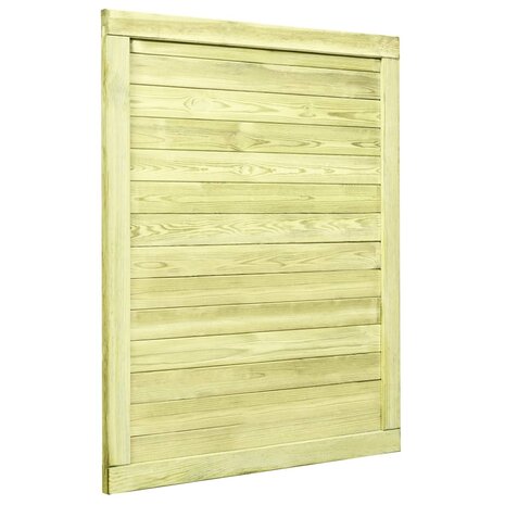 Poort 125x100 cm geïmpregneerd grenenhout 4