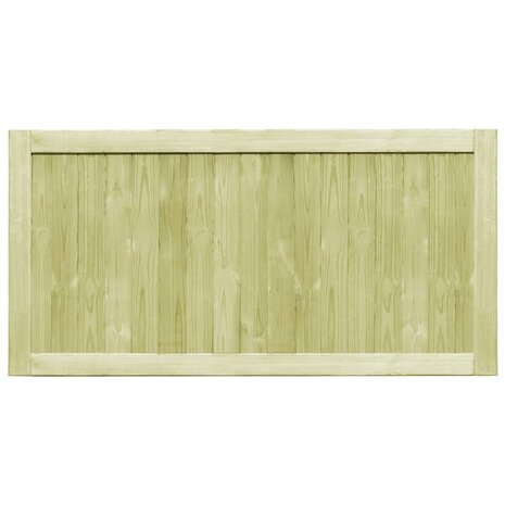 Poorten 2 st 300x75 cm geïmpregneerd grenenhout 3