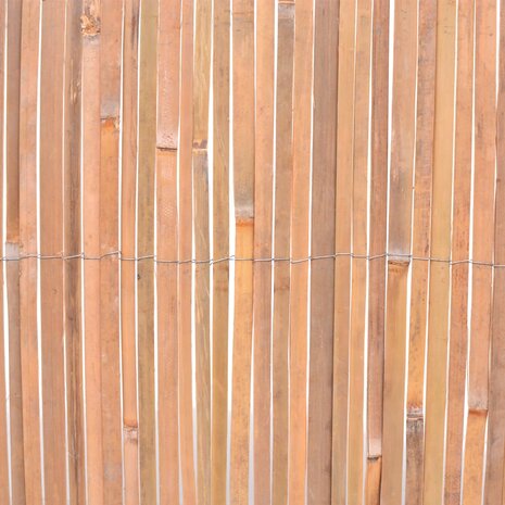 Schermen 2 st 100x400 cm bamboe 5