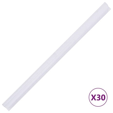 Tuinscherm 70x0,19 m PVC crèmekleurig 7