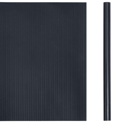 Tuinscherm 35x0,19 m PVC mat donkergrijs 3