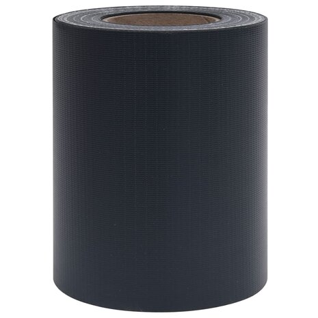 Tuinscherm 35x0,19 m PVC mat donkergrijs 4