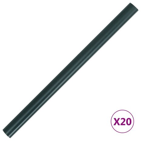 Tuinscherm 35x0,19 m PVC matgroen 8