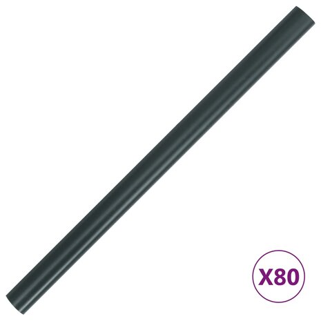 Tuinschermen 4 st 35x0,19 m PVC matgroen 7