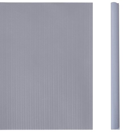 Tuinschermen 4 st 35x0,19 m PVC mat lichtgrijs 4