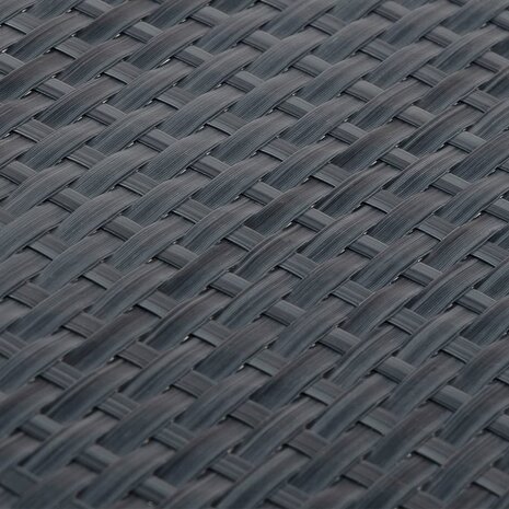 Balkonscherm 300x90 cm poly rattan antracietkleurig 6
