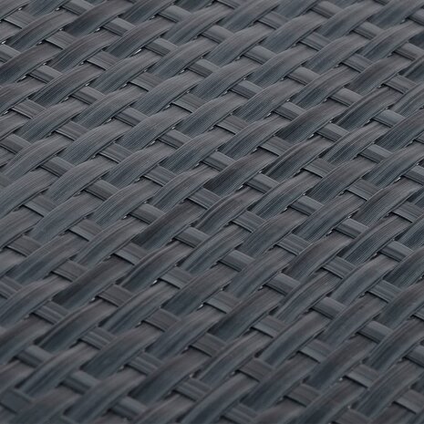 Balkonscherm 500x80 cm poly rattan antracietkleurig 6
