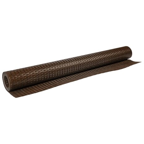 Balkonscherm 300x90 cm poly rattan bruin en zwart 5