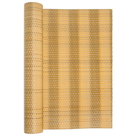 Balkonscherm 500x80 cm poly rattan lichtbruin 3