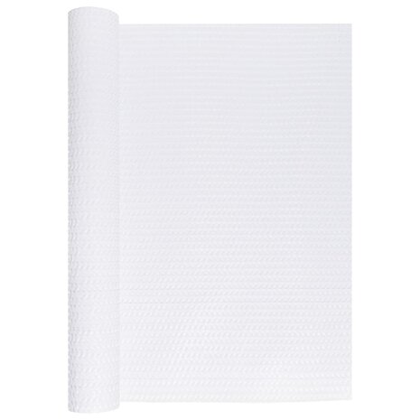 Balkonscherm 400x100 cm poly rattan wit 3
