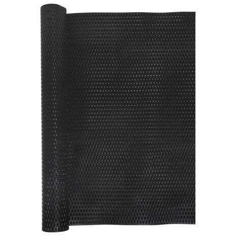 Balkonscherm 300x80 cm poly rattan zwart 3