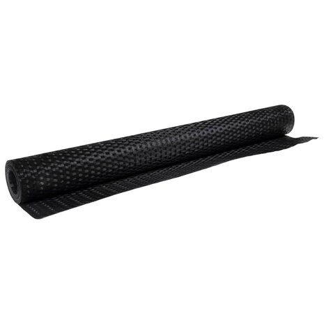 Balkonscherm 500x80 cm poly rattan zwart 5