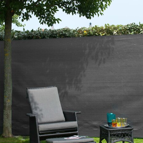 Nature Tuinscherm 1x3 m PE antraciet 3