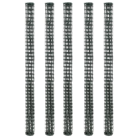 Tuinhekken gaas 5 st 1x1,2 m HDPE groen 1