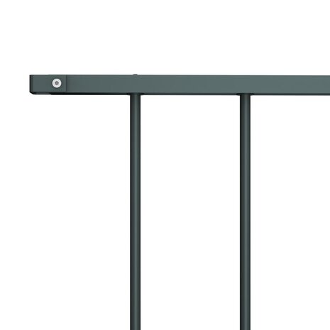 Hekpaneel 1,7x1 m gepoedercoat staal antraciet 3