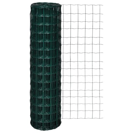 Euro hek 10x1,5 m staal groen 1