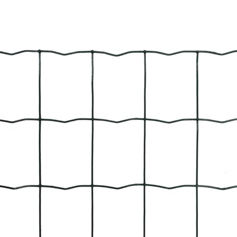 Euro hek 25x1,0 m staal groen 2