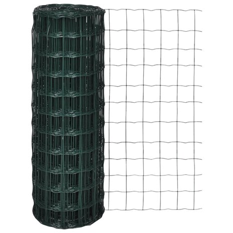 Euro hek 10x1,5 m staal groen 1