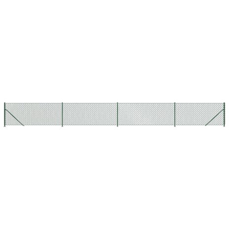 Gaashek met flens 0,8x10 m groen 2