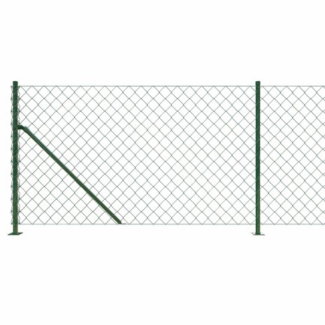 Gaashek met flens 1x10 m groen 4