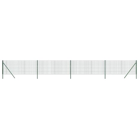 Draadgaashek 0,8x10 m gegalvaniseerd staal groen 2