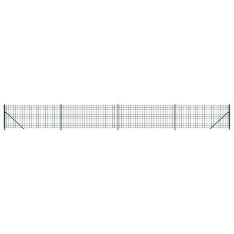 Draadgaashek met flens 0,8x10 m groen 2