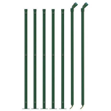 Draadgaashek met flens 0,8x10 m groen 3