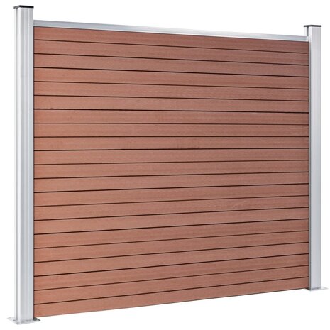 Schuttingpaneel 180x146 cm HKC bruin 3