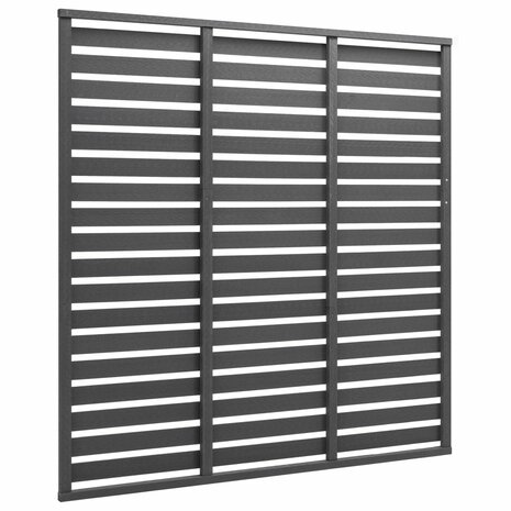 Schuttingpaneel 180x180 cm HKC grijs 2