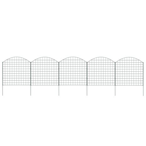 Schuttingset gebogen 77,5x78,5 cm groen 1