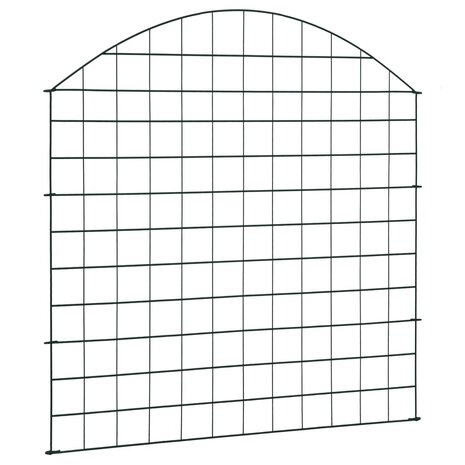 Schuttingset gebogen 77,5x78,5 cm groen 3