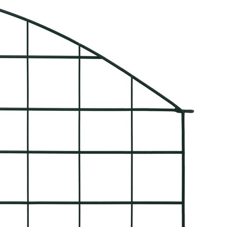 Schuttingset gebogen 77,5x78,5 cm groen 4