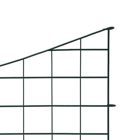 Schuttingset hol gebogen 77,5x64 cm groen 4