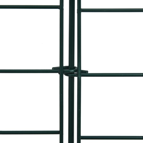 Schuttingset hol gebogen 77,5x64 cm groen 5
