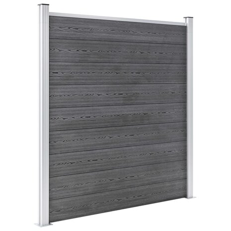 Schutting 872x186 cm HKC grijs 4