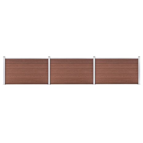 Schutting 526x106 cm HKC bruin 1