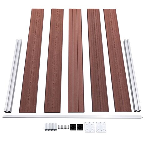 Schutting 872x106 cm HKC bruin 6